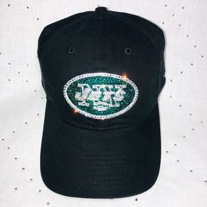 New NY Jets Bling Hat with Swarovski Crystals